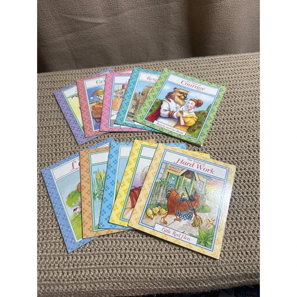 Virtue Series Vintage Kids Book Set 2002 Courage Hard Work Respect 10 Books